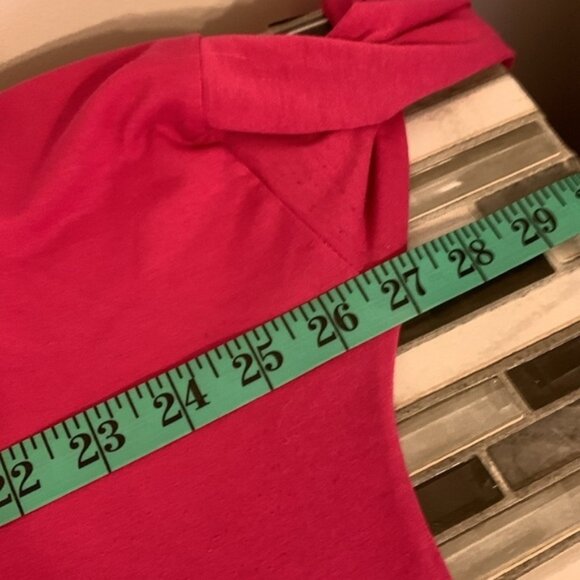 Pink Long Sleeve High Low Boat Neckline Estimated - Picture 4 of 5